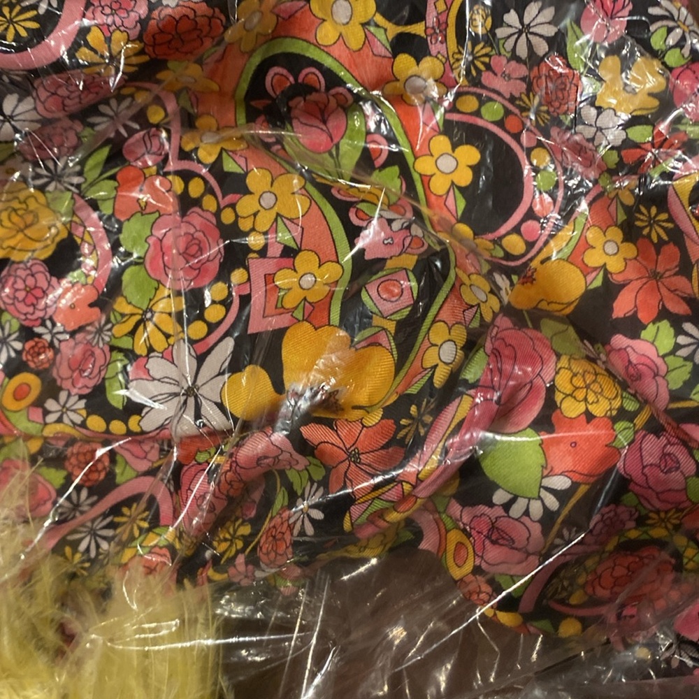 LA DoubleJ / Silk Feather swing a line mini Dress small S - Picture 5 of 5